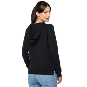 Jersey sudadera con capucha Hot Buttered Clothilde negro