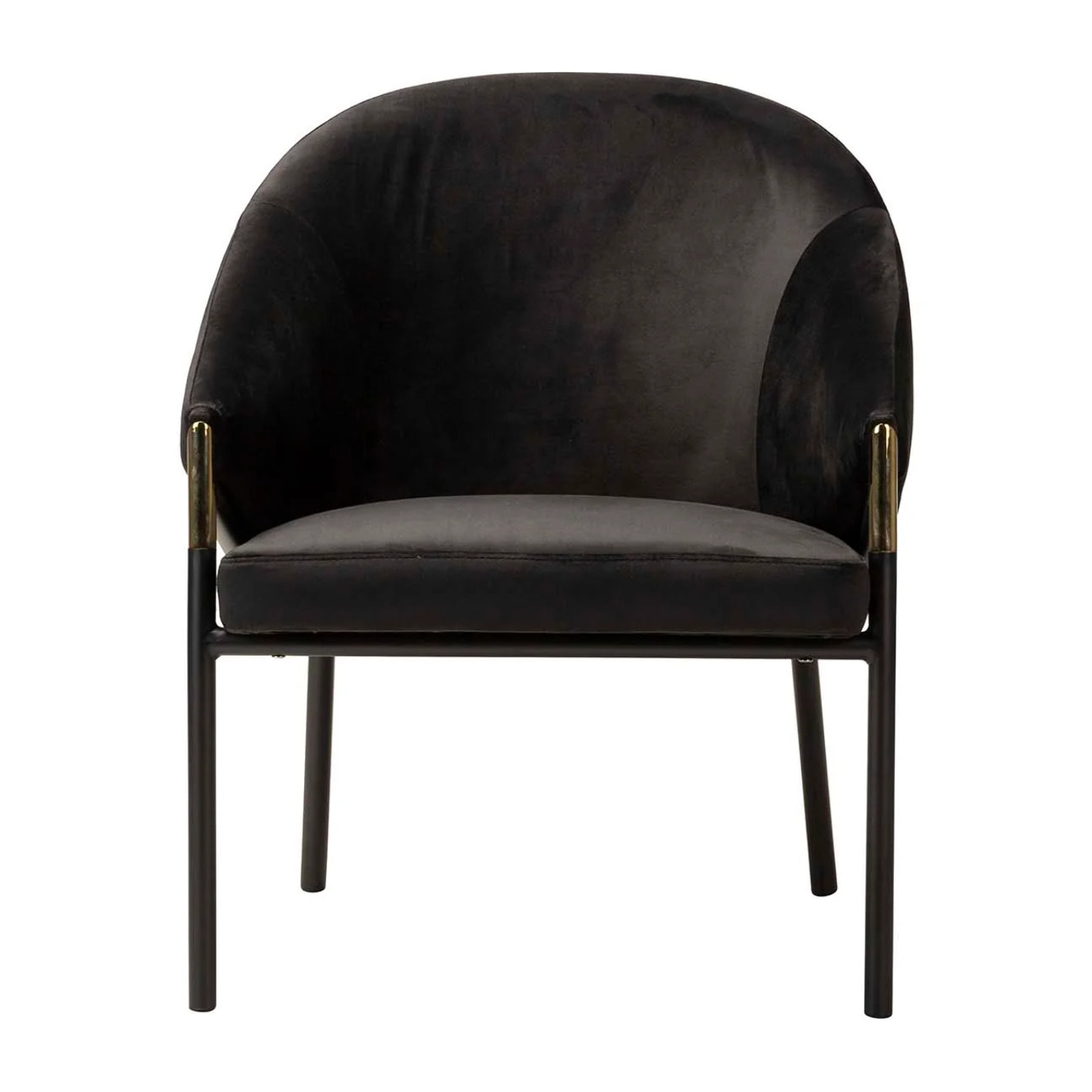 Silla Velvet Negro Atlanta 64x69x78 Cm