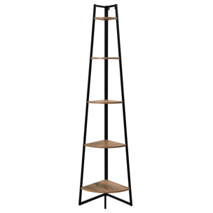 Etagere Angle Bois Et Metal