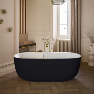 Baignoire îlot 170 x 80 cm Bastille Laque satinée Noir