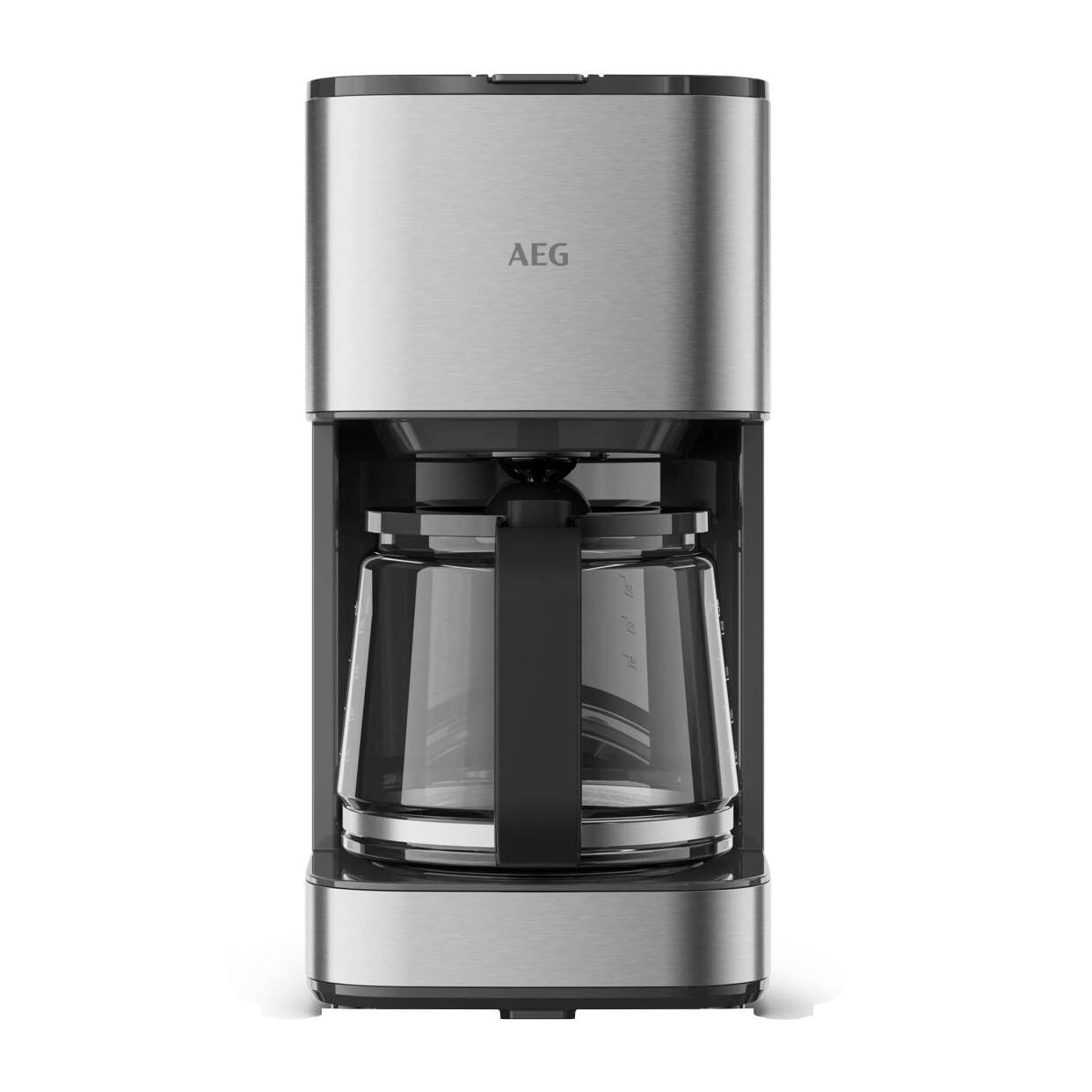 AEG Cafetara de goteo con harra de vidrio para 12 tazas y 1100 W de presión CM3-1-3ST