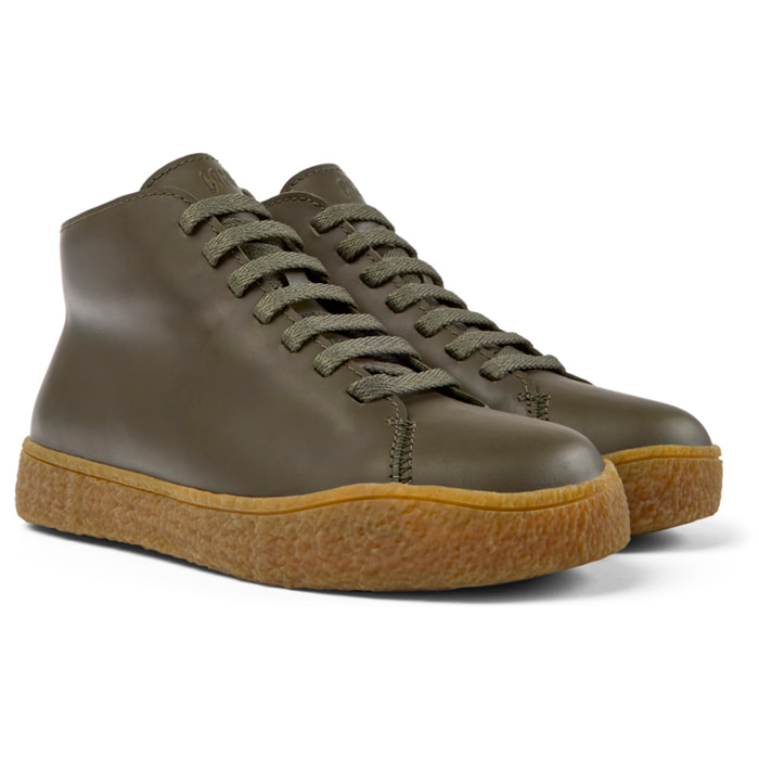 CAMPER Peu Terreno - Botines Verde Mujer