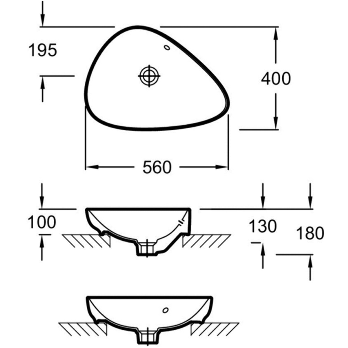 Vasque à poser Nouvelle vague