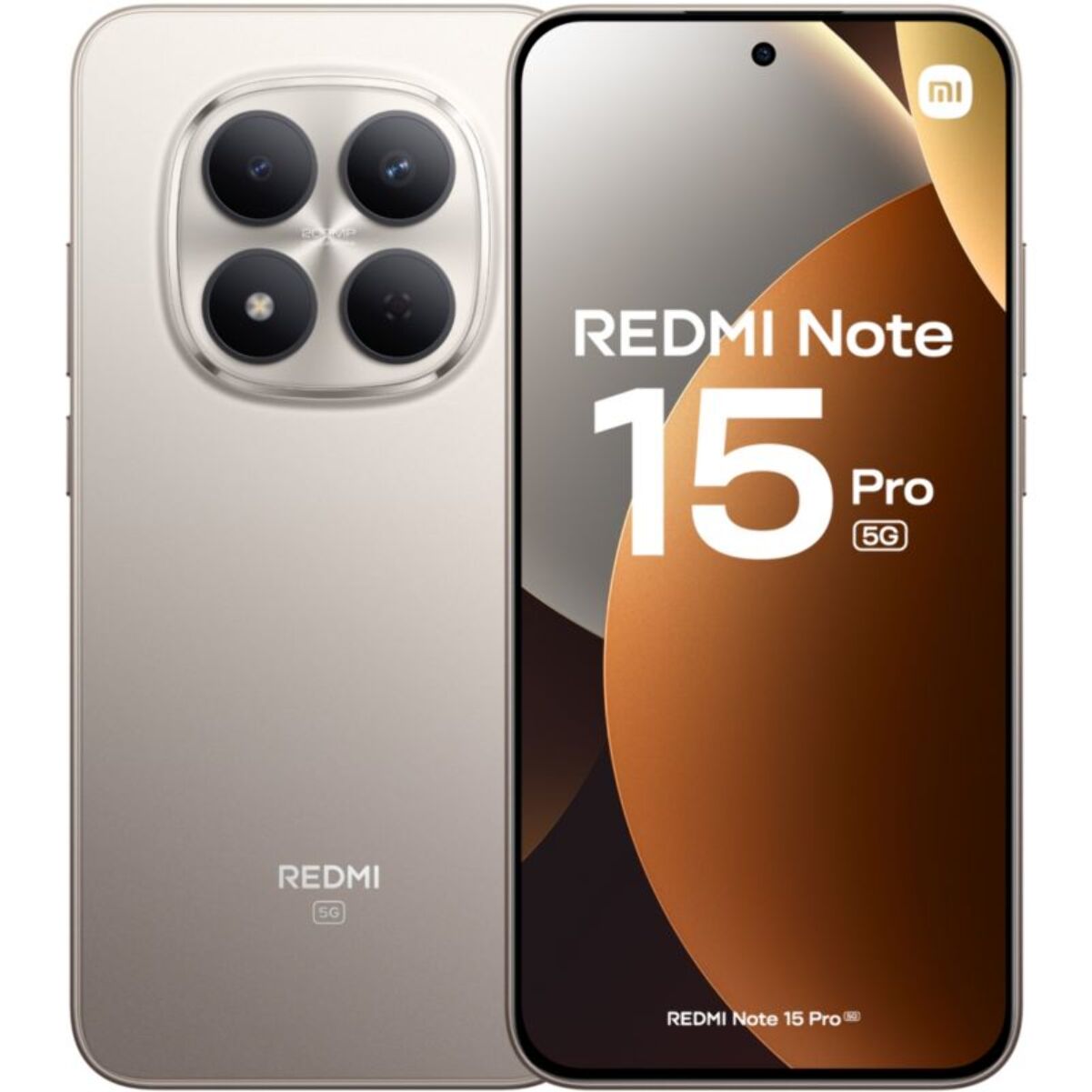 Smartphone XIAOMI Redmi Note 15 Pro Gris Titane 256Go 5G