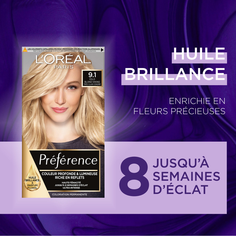 L'Oréal Paris Préférence La Routine Coloration des Cheveux Blonds