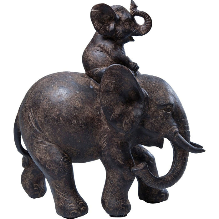 Déco éléphant Dumbo Uno marron Kare Design