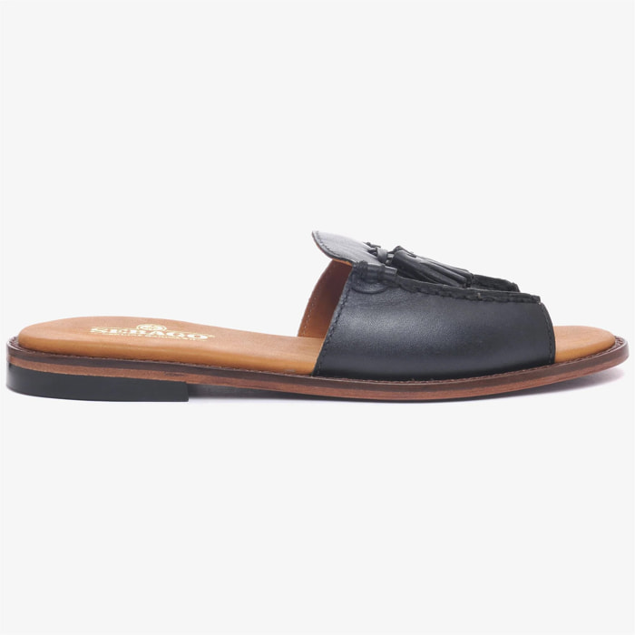 Sebago - Sandali Donna Nero - Will Slide Pop Woman