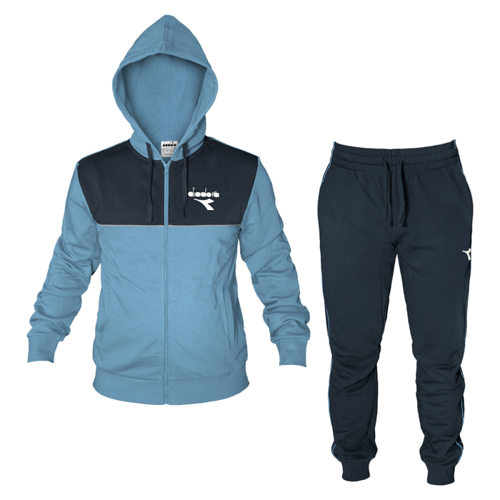 Tuta Uomo DIADORA Cotone Felpato Zip Art.102182282
