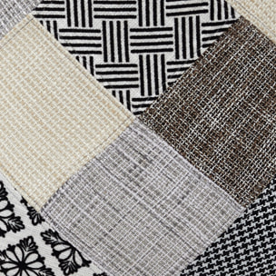 Chaise Patchwork Gris - Lot De 4