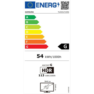 TV LED SAMSUNG TU43CU7105