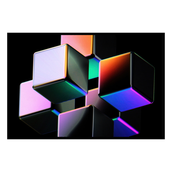 Affiche encadrée composition boussole et lanterne vintage Affiche + cadre en métal - Noir