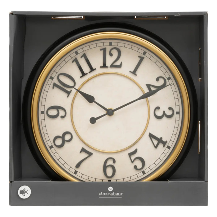 Horloge "Nell" noir D29cm
