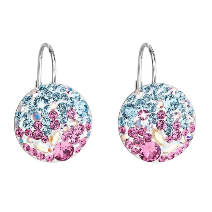 Pendientes Round Brillantin adornado con cristales de Swarovski