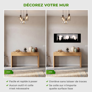 Stickers muraux 3D | Sticker Mural Autocollant effet 3D New-York - Stickers adhésifs 3D Chambre Salon Trompe l'oeil