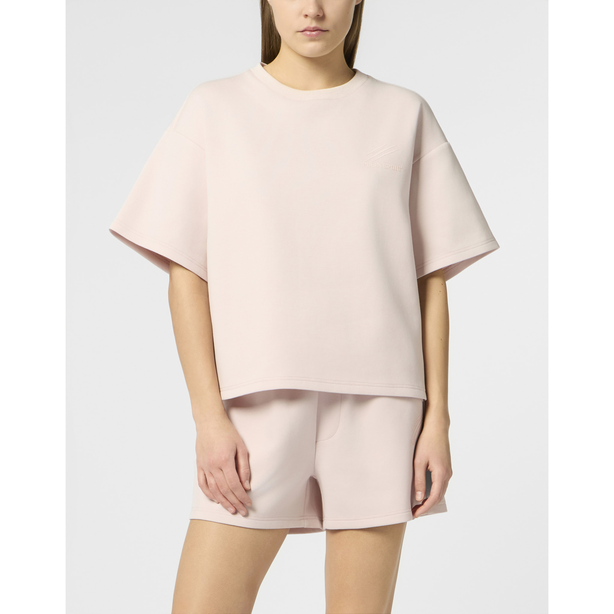 PLEIN SPORT Round Neck T-Shirt Icon Scratch