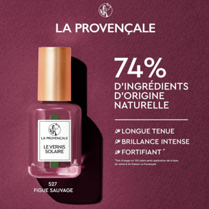 La Provençale Le Vernis Solaire Vernis à Ongles Longue Tenue Figue Sauvage