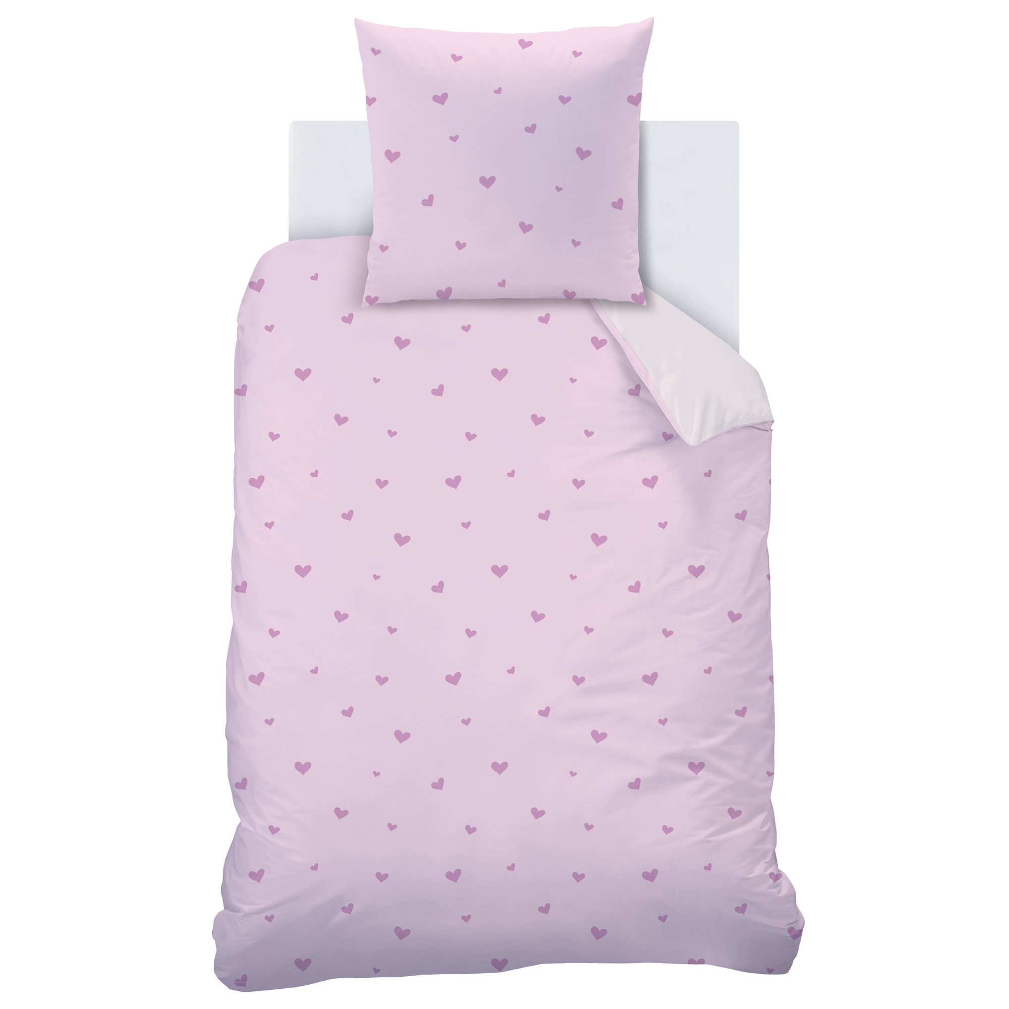 Parure de lit imprimée 100% Coton, DISNEY HOME STITCH CUPIDON