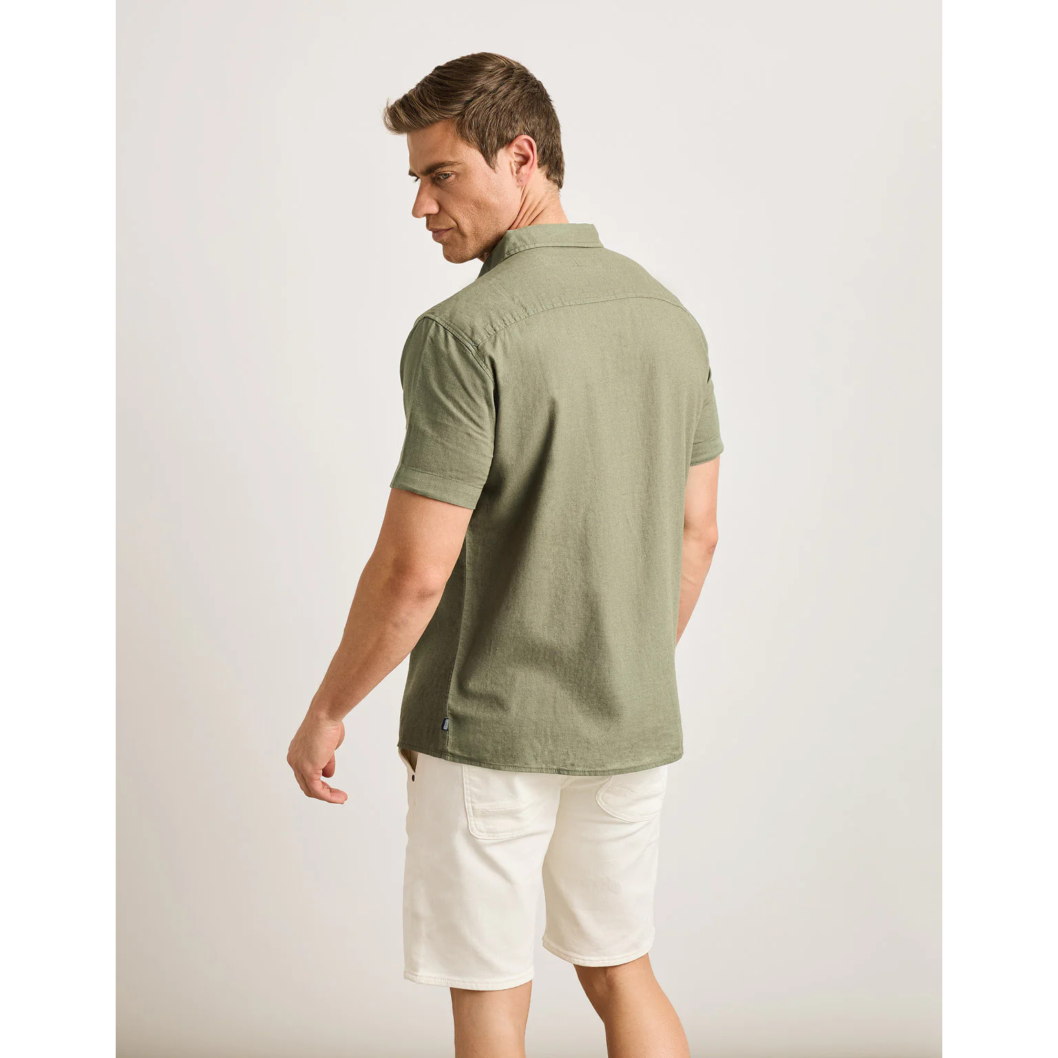 Camisa Manga Corta Caqui - Norla