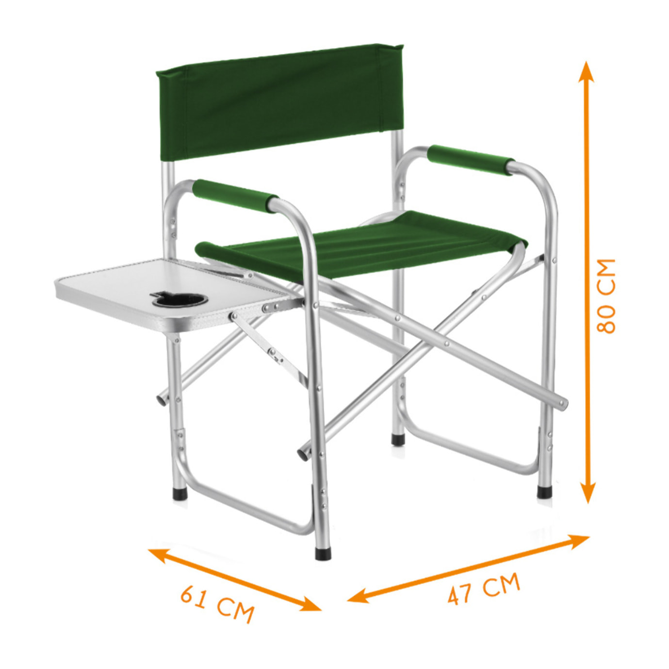 Sedia Camping Spiaggia Pieghevole Con Tavolino Modello Los Angeles