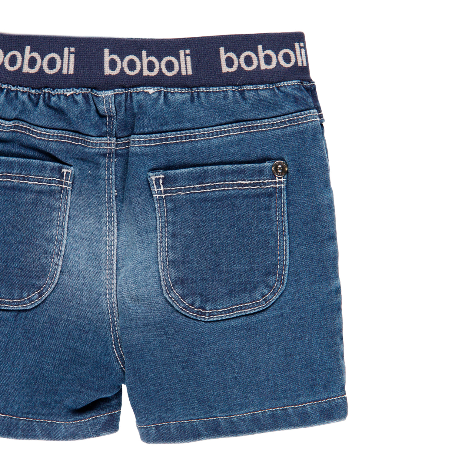 Bermudas denim punto de bebé niño