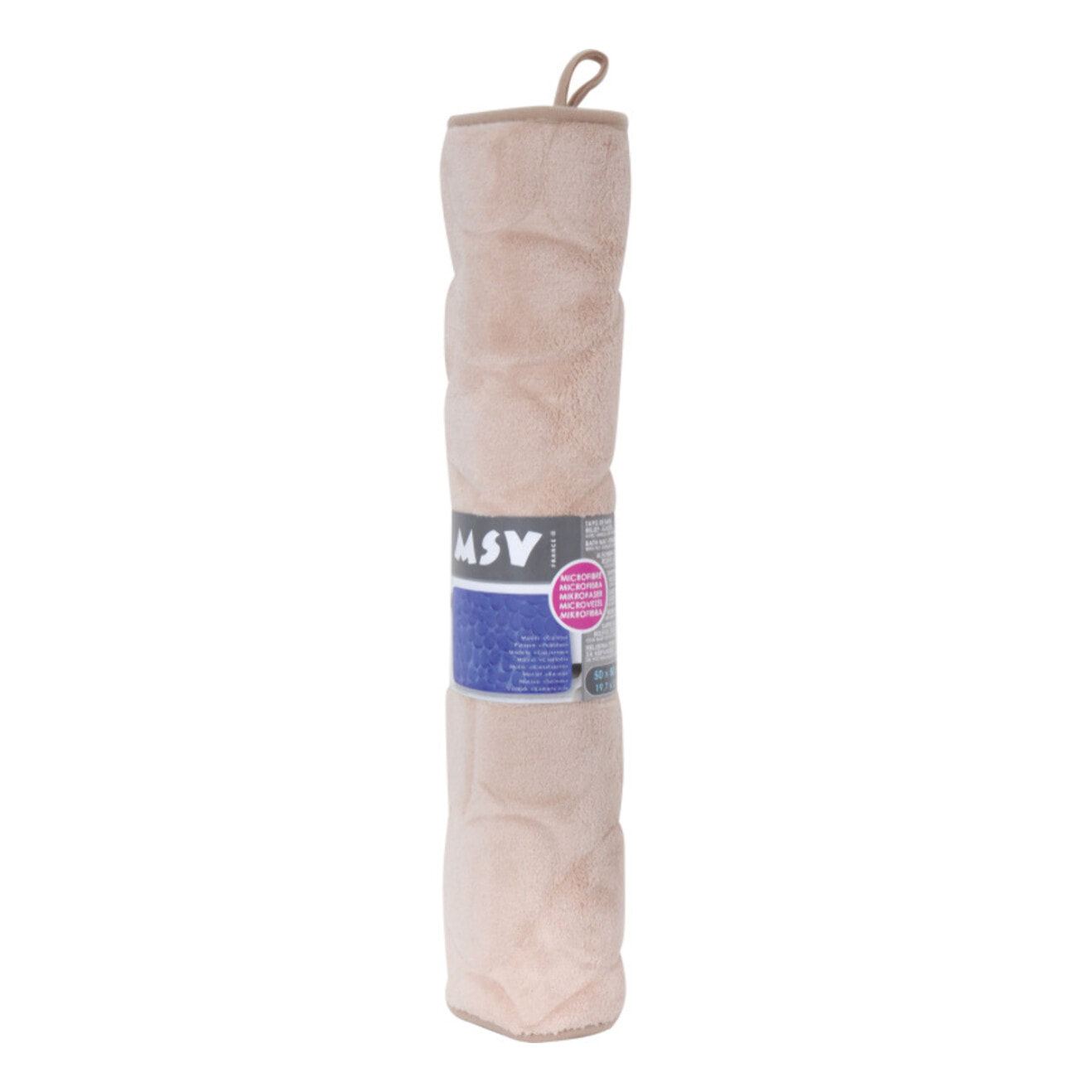 Tapis de bain Microfibre PEBBLE Beige MSV