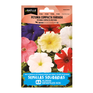 Semillas de Petunia compacta variada BatlleBio 1 unidad ALDEAS INFANTILES