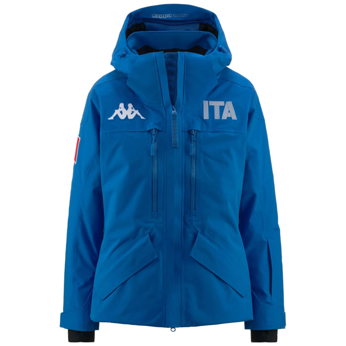 Kappa - Chaquetas Mujer Azul - 6Cento 604F Ita