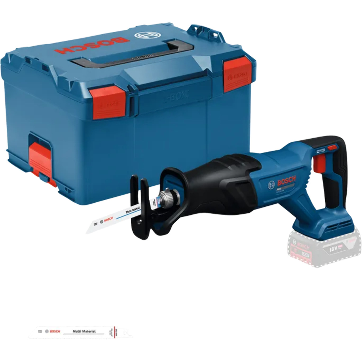 Scie sabre sans fil 18V -PRO GSA18V-280 - BOSCH - sans batterie, ni chargeur - L-BOXX - 06016D1001