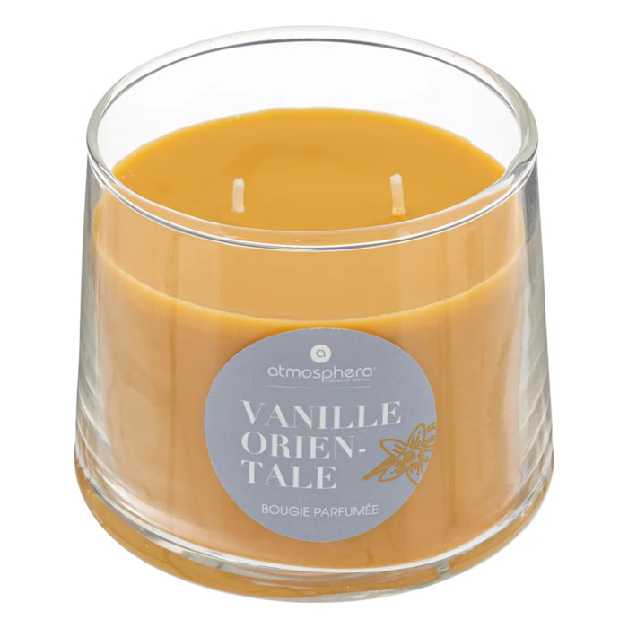 Bougie parfumée "Izor" en verre 300g vanille orientale