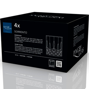 Set de 4 verres à whisky Torino 32cl