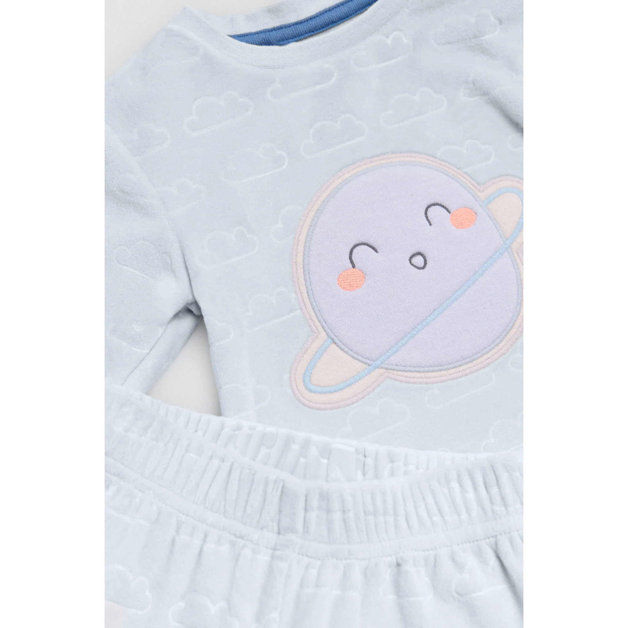 Set t-shirt e leggings blu Cosmos per bambini