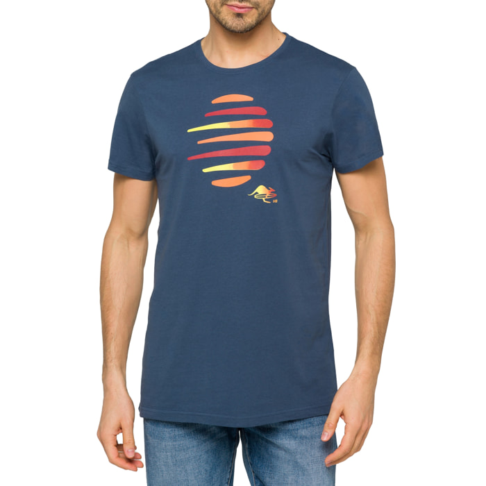 T-shirt in cotone 150 gr Hot Buttered Balangan Blu Indigo