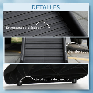 Rampa Plegable para Perros con Alfombra Antideslizante para Coche 155x39x14 cm