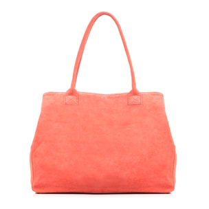 Annagrazia Borsa Shopper Donna.Pelle autentica A camoscio