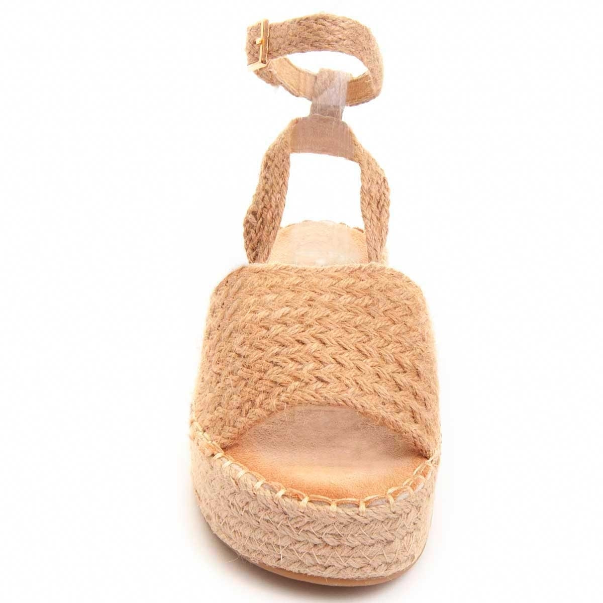 Sandalias de Plataforma - Beige - Altura: 4 cm