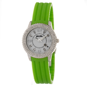 Reloj Folli Follie WF5T003ZTWV Mujer Analogico Cuarzo con Correa de Silicona