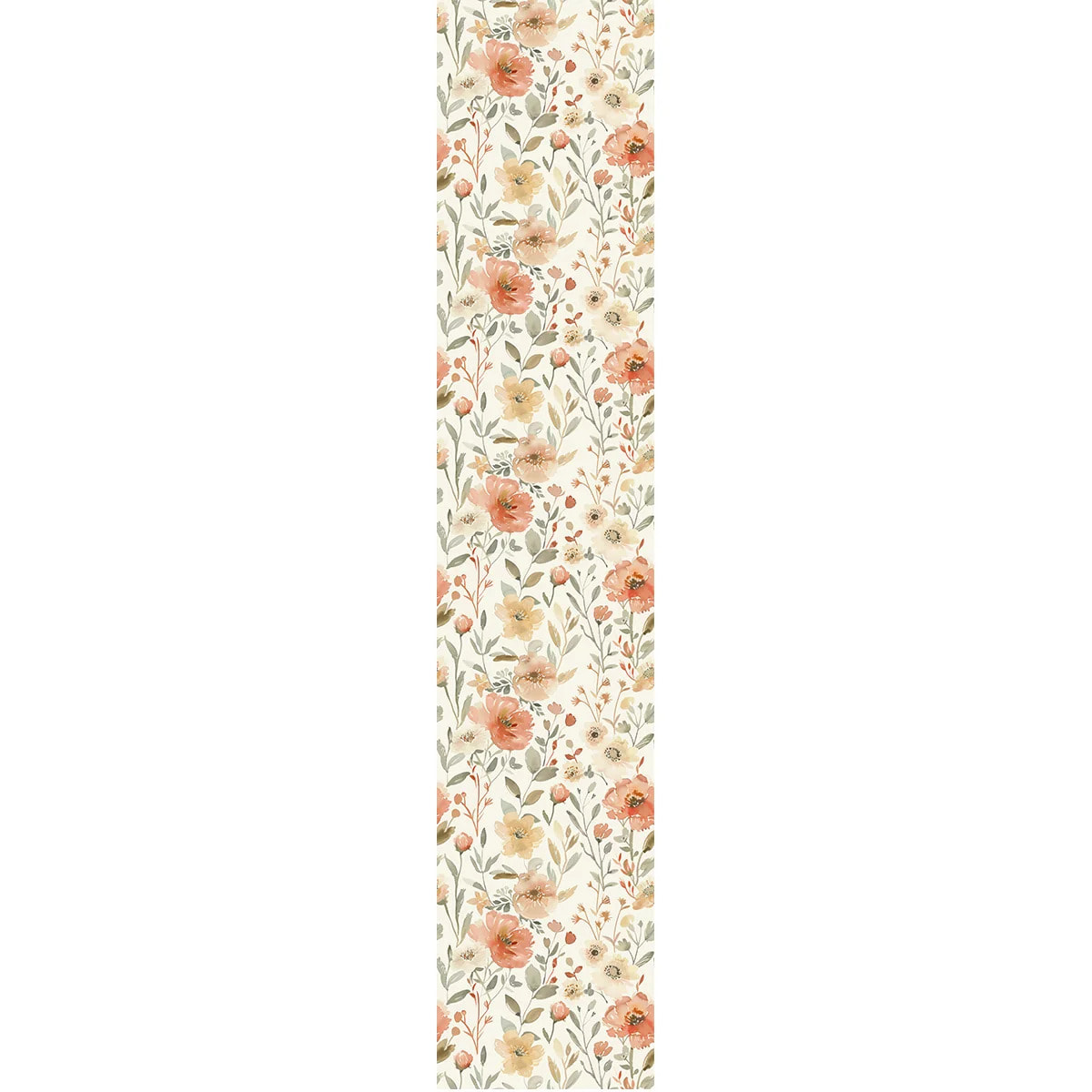 Papier peint - Ambiance Sticker - FLEURS VINTAGE COQUELICOTS - Intissé pré-encollé - 1 - 300x60cm