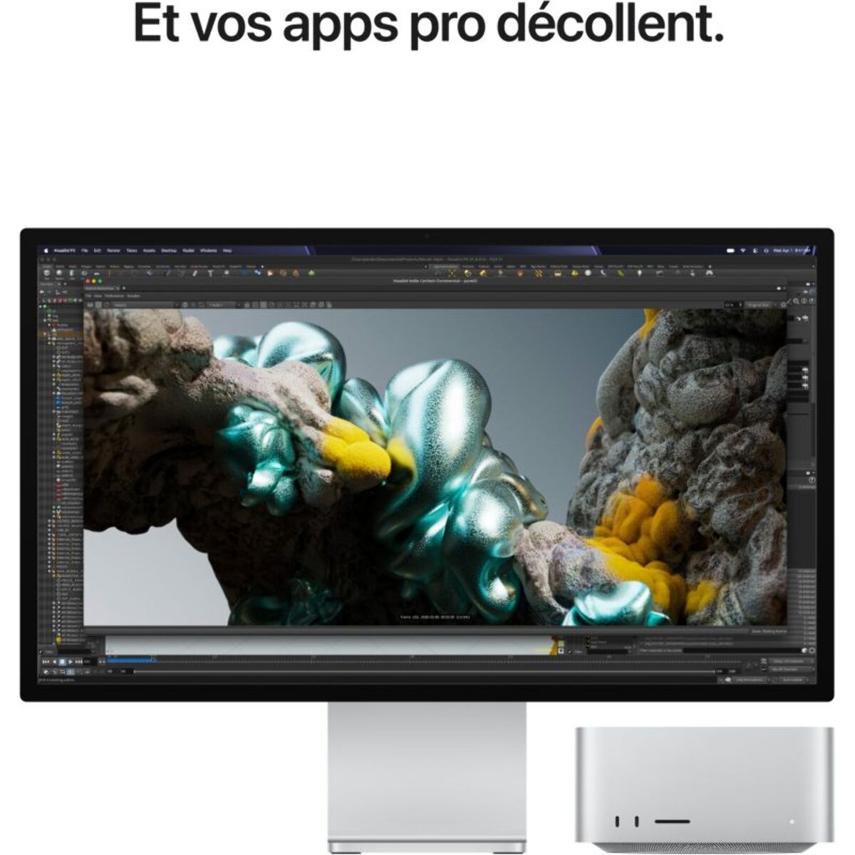 Ordinateur Apple MAC Studio M5 Max 36Go RAM 512Go CPU 18 GPU32