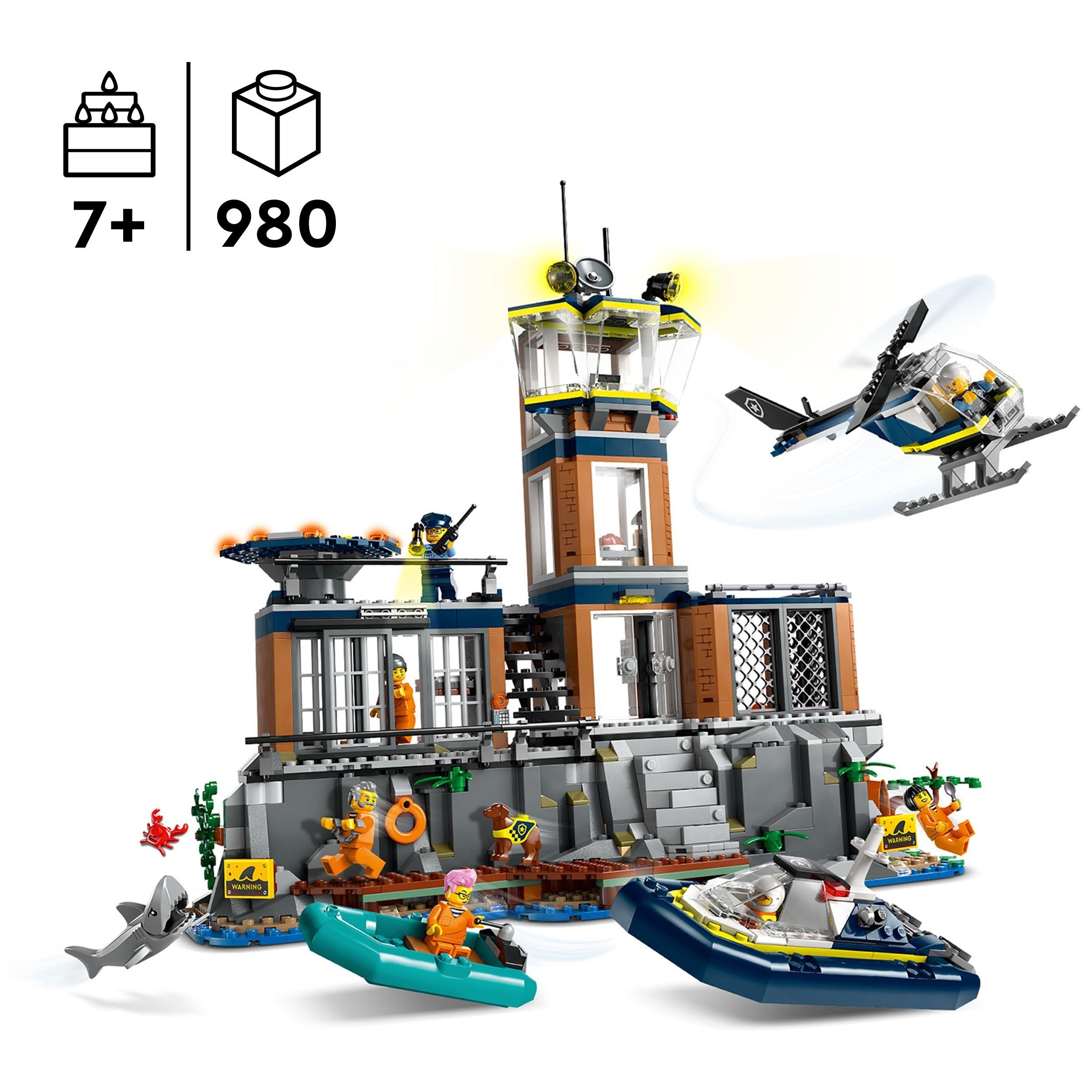 LEGO CITY 60419 - PRIGIONE SULL'ISOLA DELLA POLIZIA