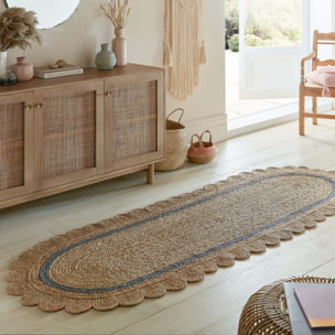 Tapis en jute de couloir GRACE
