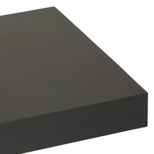 Étagère murale 60cm "Fixy" noir