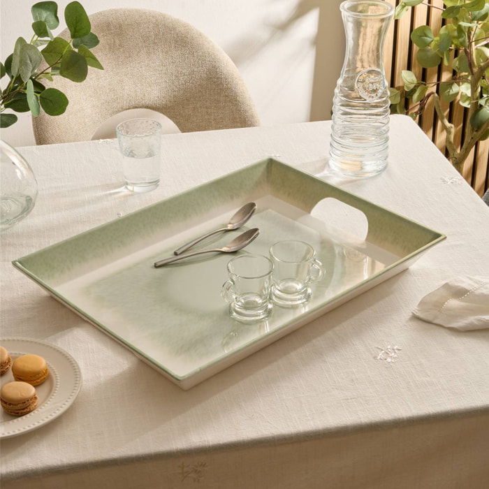 Plateau Clara 34x46cm vert