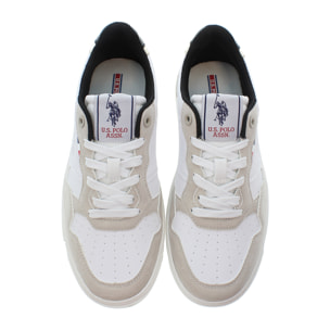 Sneakers U.S. Polo Assn. bianco-oro