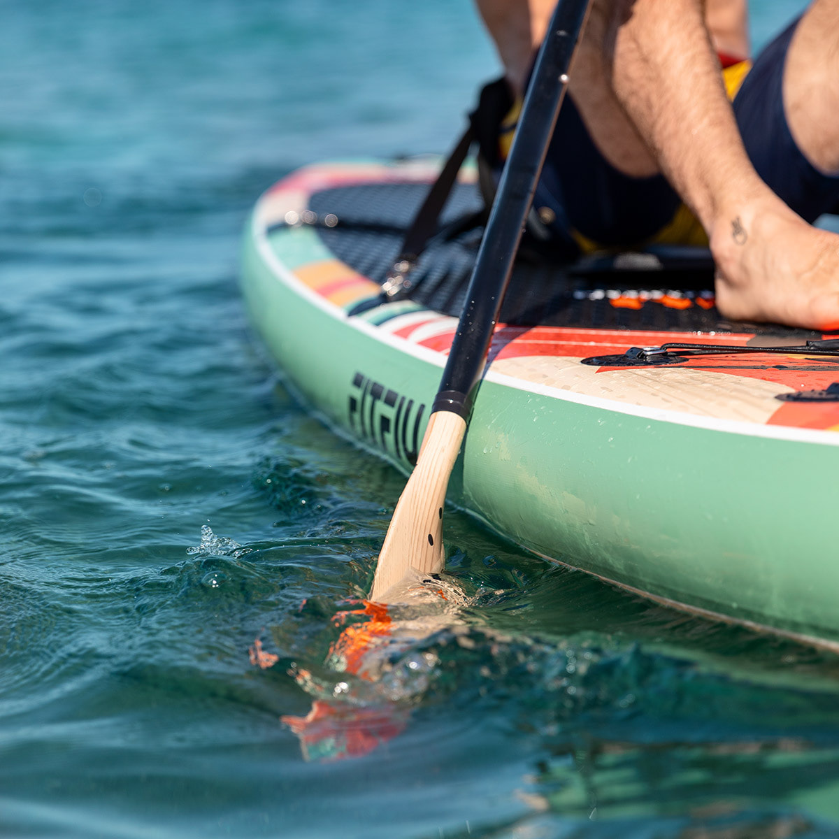 Tabla paddle surf hinchable HAENA FITFIU con diseño retro