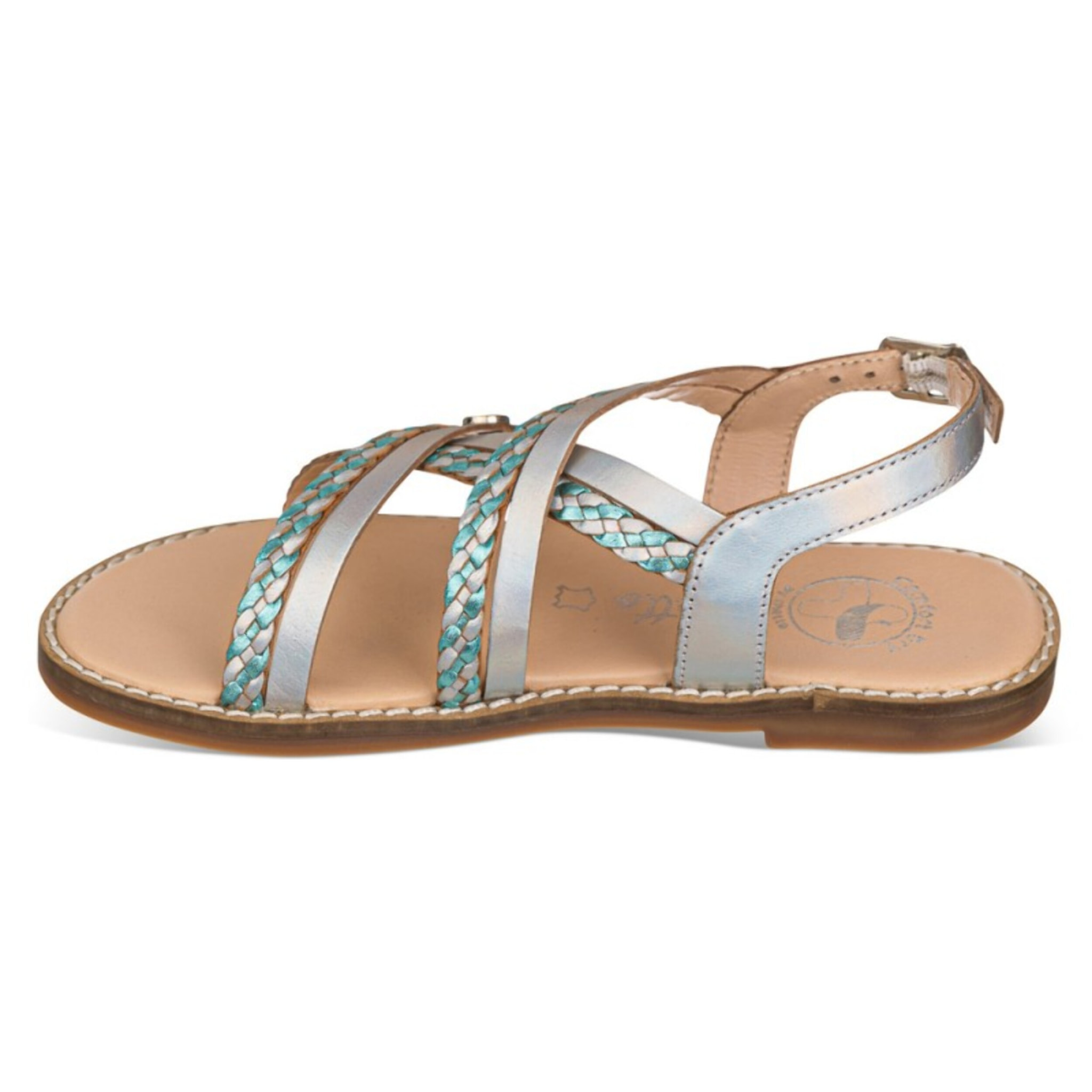 Sandalia flexible velcro