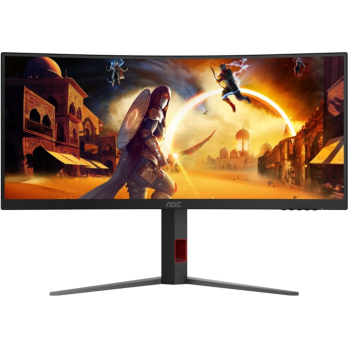 Ecran PC Gamer AOC CU34G4 34" Incurvé 1500R UWQHD 180Hz Fast VA HDR10 Adaptive-Sync
