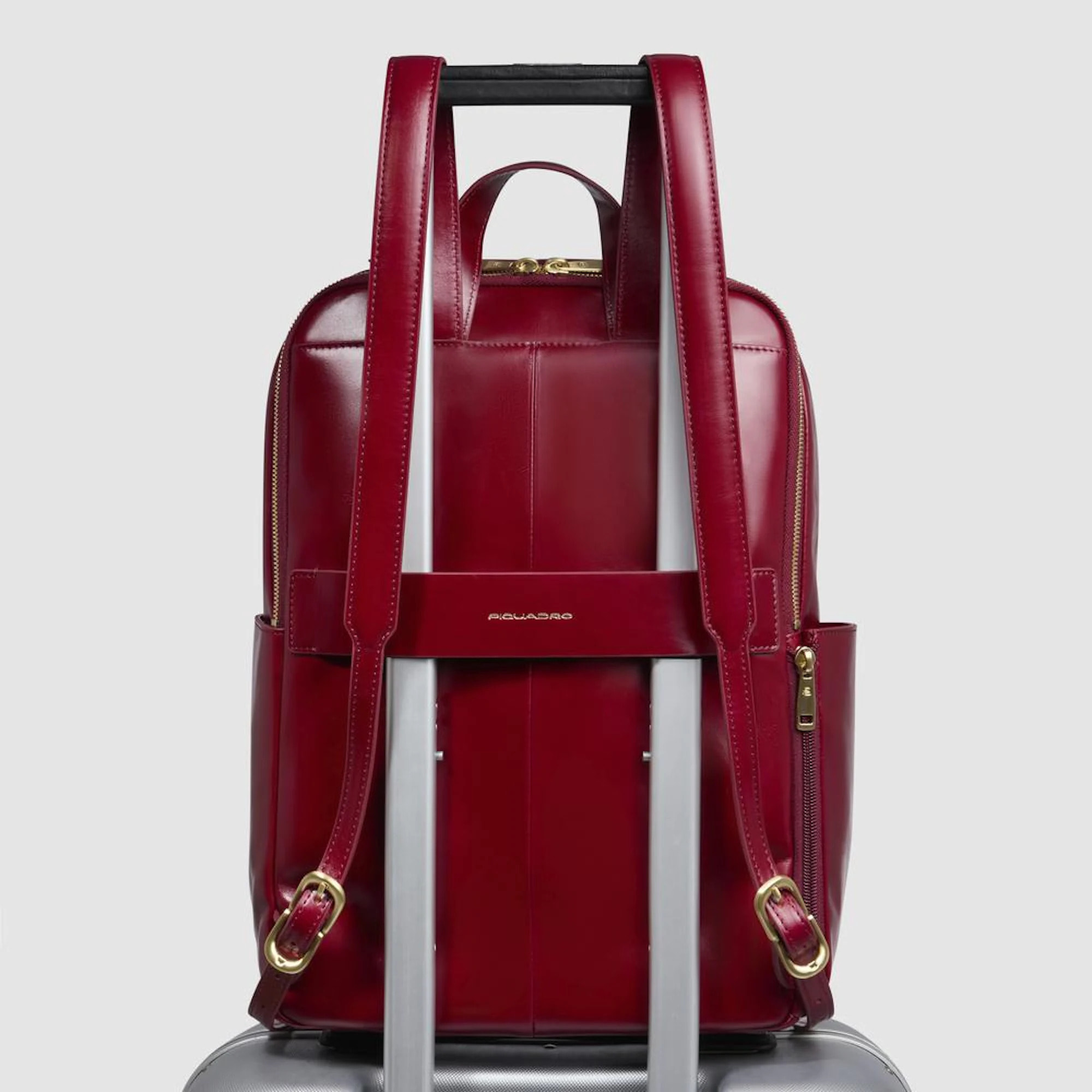 Piquadro Zaino in pelle porta pc 14