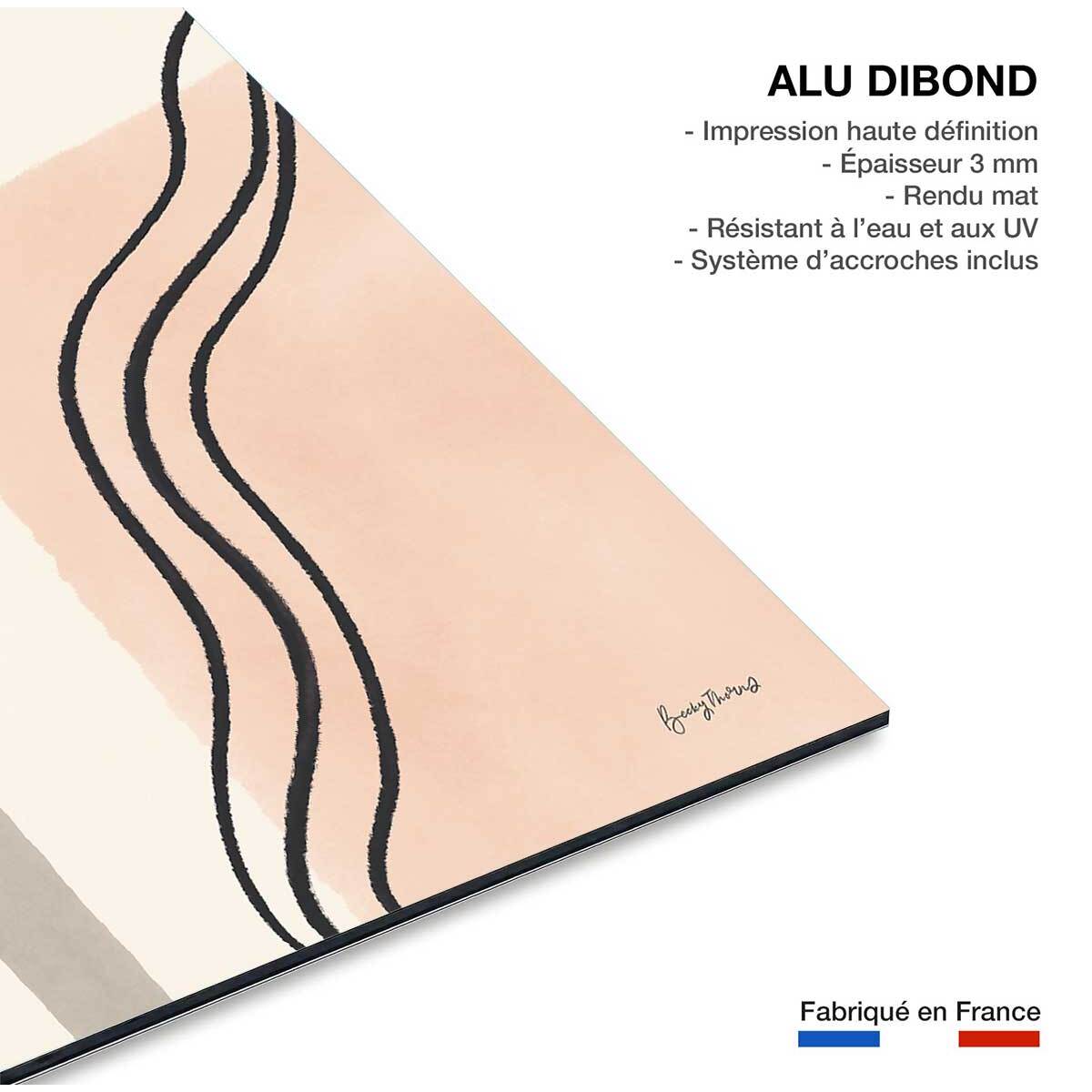 Tableau Graphisme inspiration 50's Tableau alu Dibond