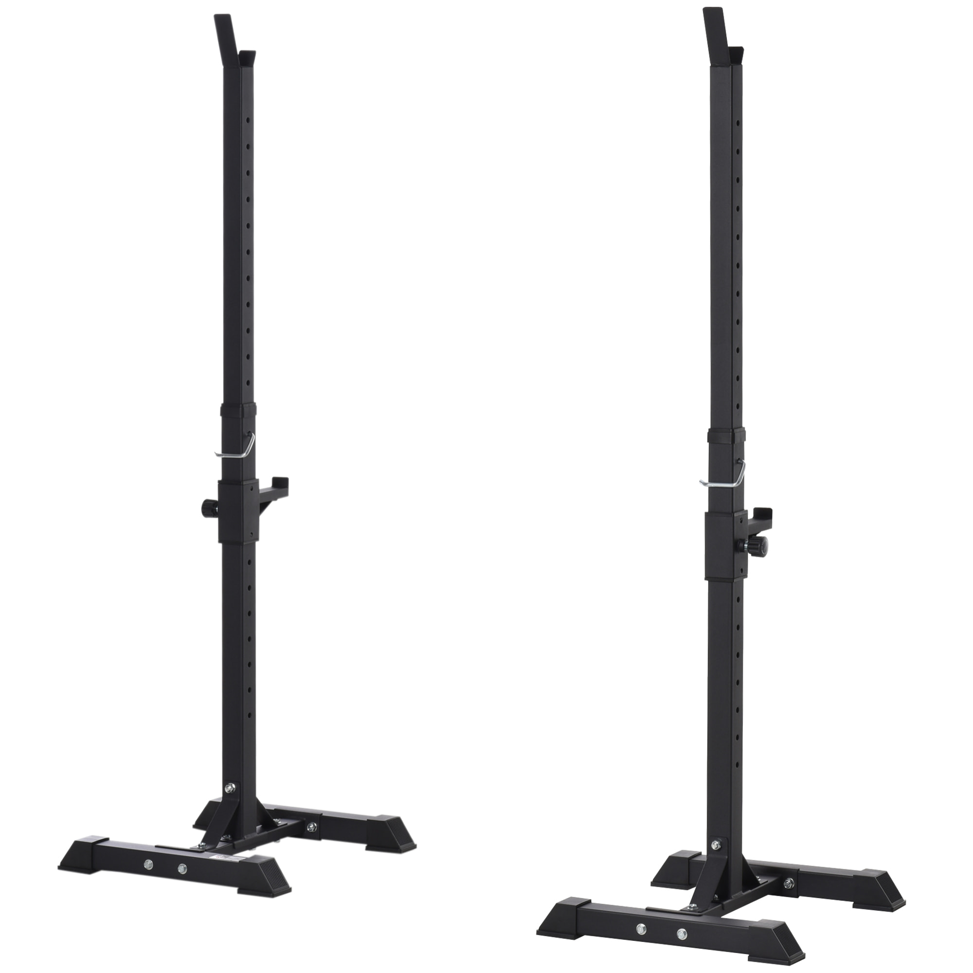 Soporte para Barras de Pesas Ajustable en Altura de 124-154 cm Carga Máx. 150 kg