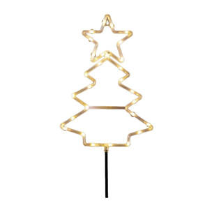 Sapin de noël lumineux 28LED 25m - blanc chaud